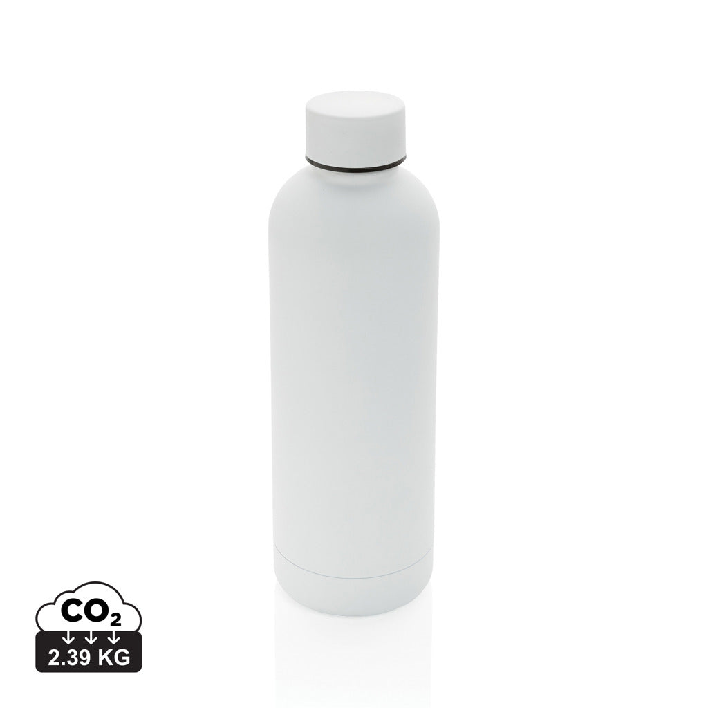 Impact Vakuumflasche aus RCS recyceltem Stainless-Steel – weiß
