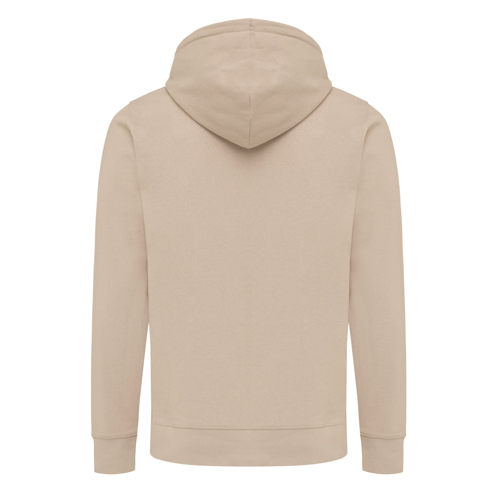 IQONIQ Abisko Zip-Kapuzenpullover aus recycelter Baumwolle – desert