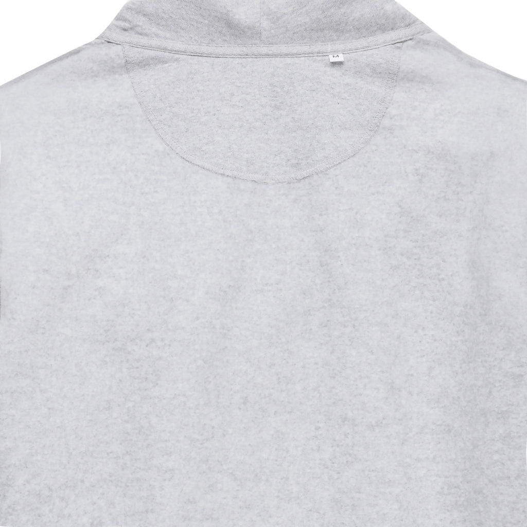 IQONIQ Abisko Zip-Kapuzenpullover aus recycelter Baumwolle – heather grey