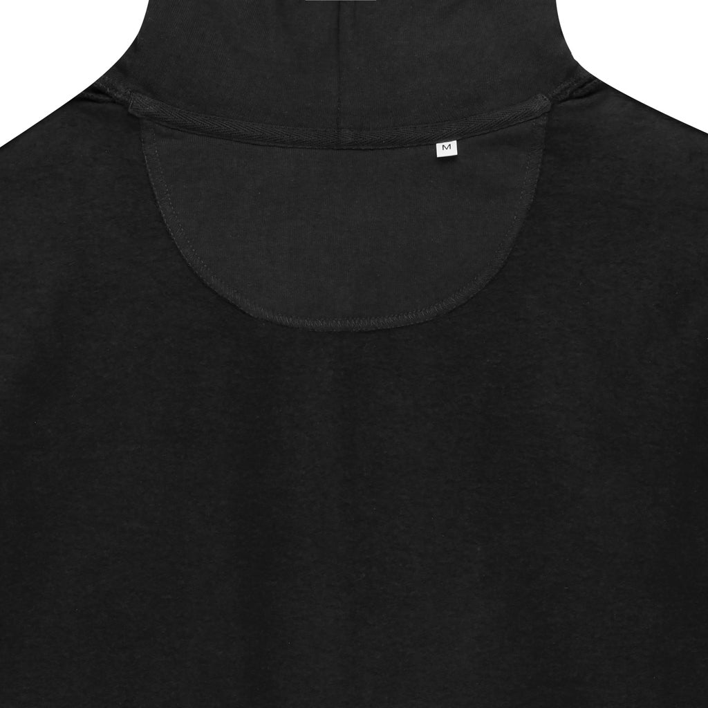 IQONIQ Abisko Zip-Kapuzenpullover aus recycelter Baumwolle – schwarz