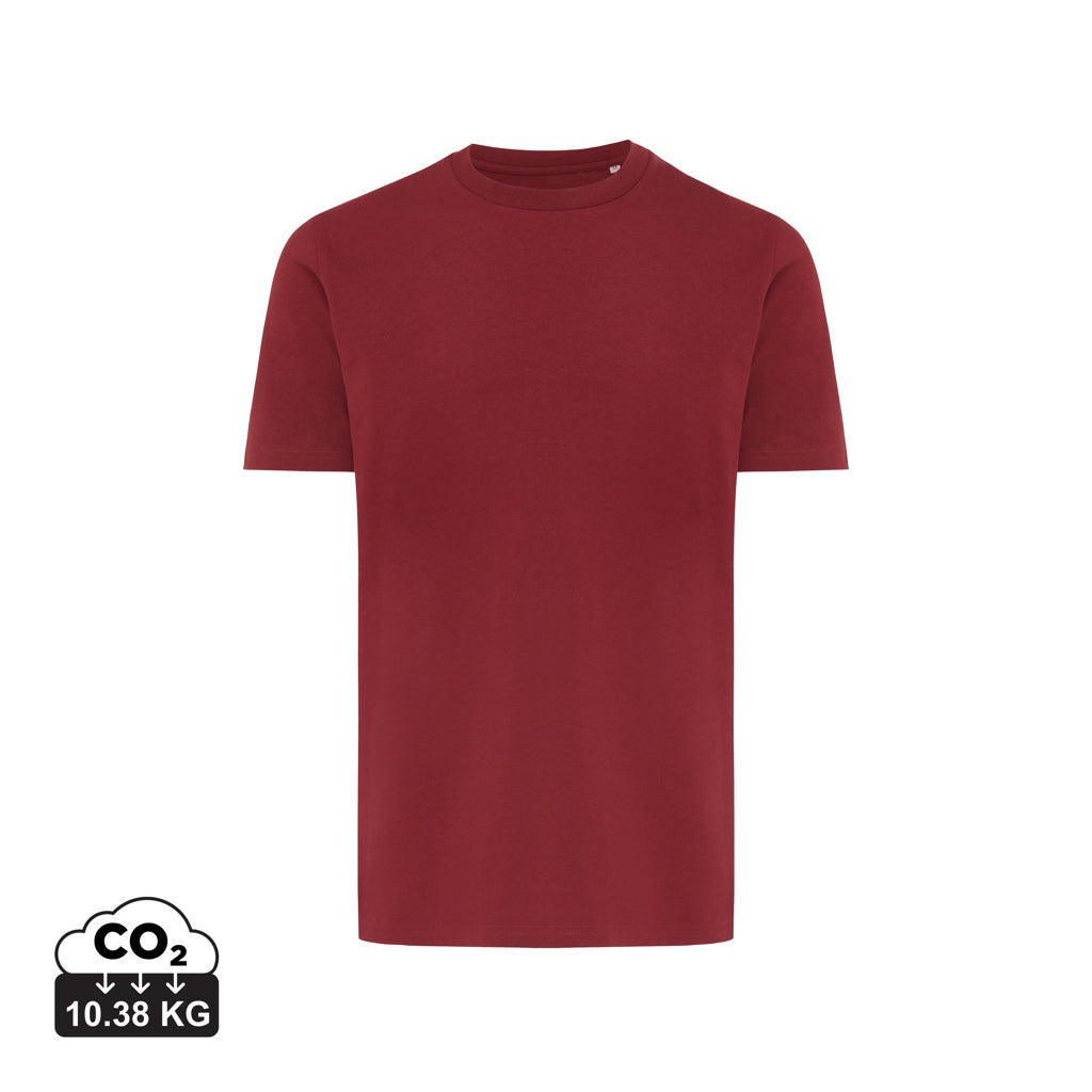 IQONIQ Brett T-Shirt aus recycelter Baumwolle – burgunderrot