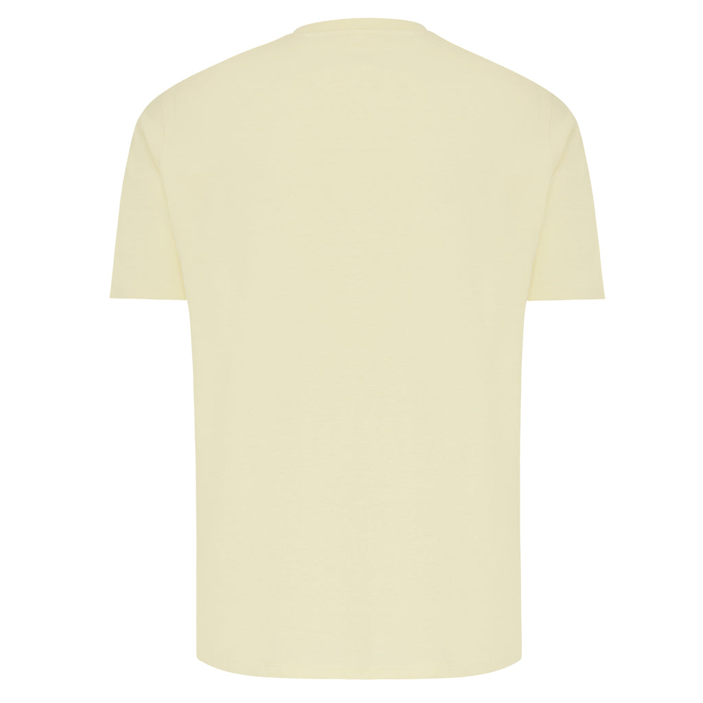 IQONIQ Brett T-Shirt aus recycelter Baumwolle – cream yellow