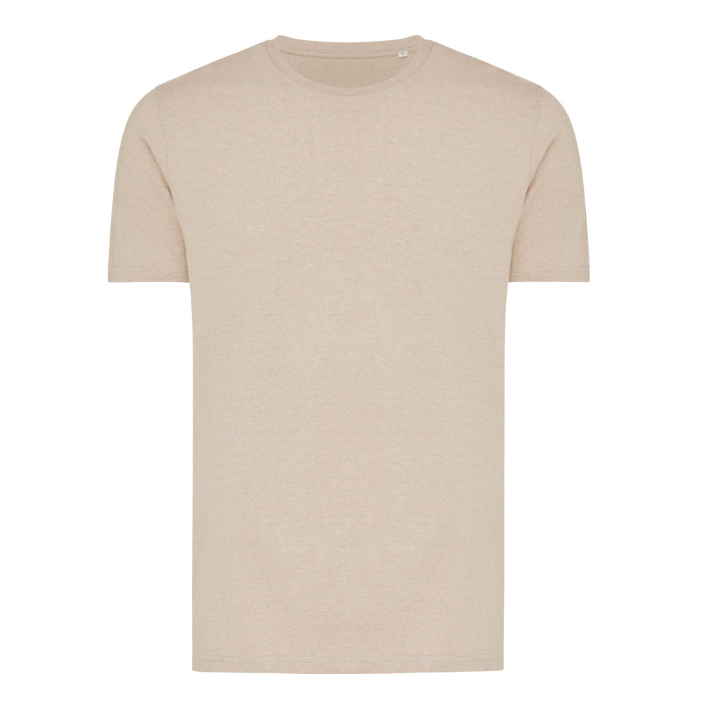 IQONIQ Brett T-Shirt aus recycelter Baumwolle – light heather brown