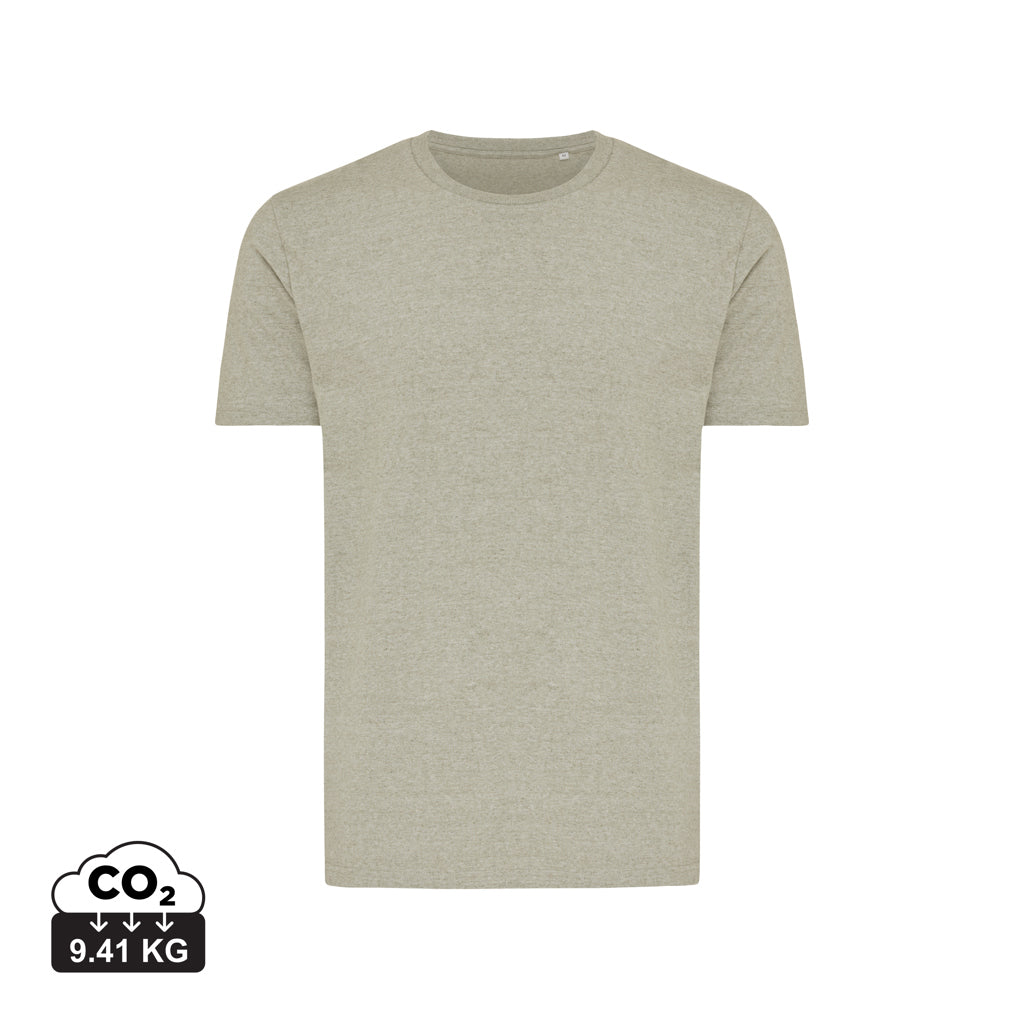 IQONIQ Brett T-Shirt aus recycelter Baumwolle – light heather green