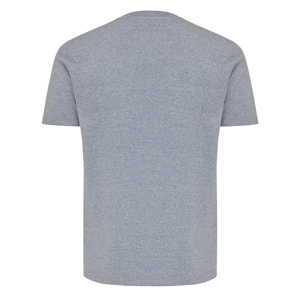 IQONIQ Brett T-Shirt aus recycelter Baumwolle – light heather navy