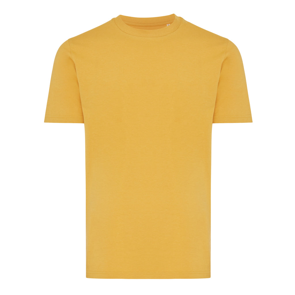 IQONIQ Brett T-Shirt aus recycelter Baumwolle – ochre yellow