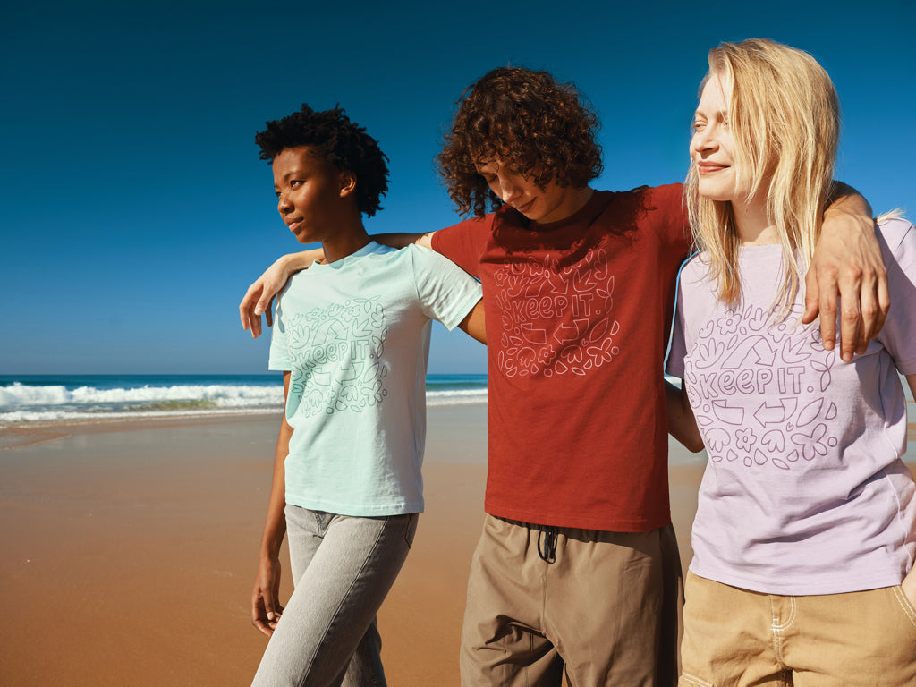 IQONIQ Brett T-Shirt aus recycelter Baumwolle
