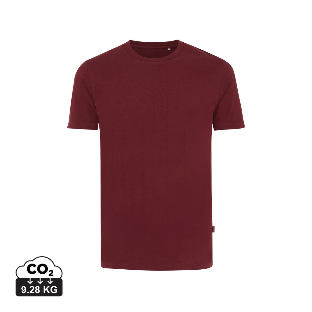 IQONIQ Bryce T-Shirt aus recycelter Baumwolle – burgunderrot