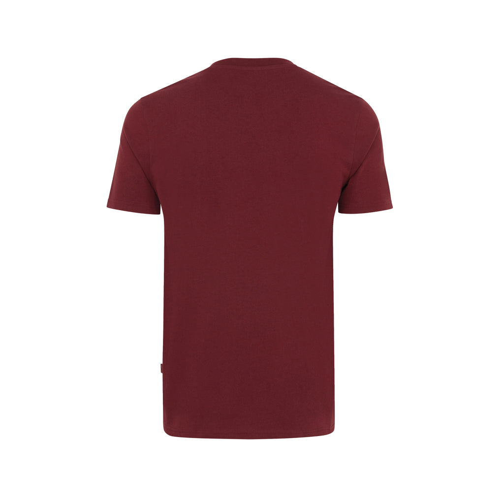 IQONIQ Bryce T-Shirt aus recycelter Baumwolle – burgunderrot