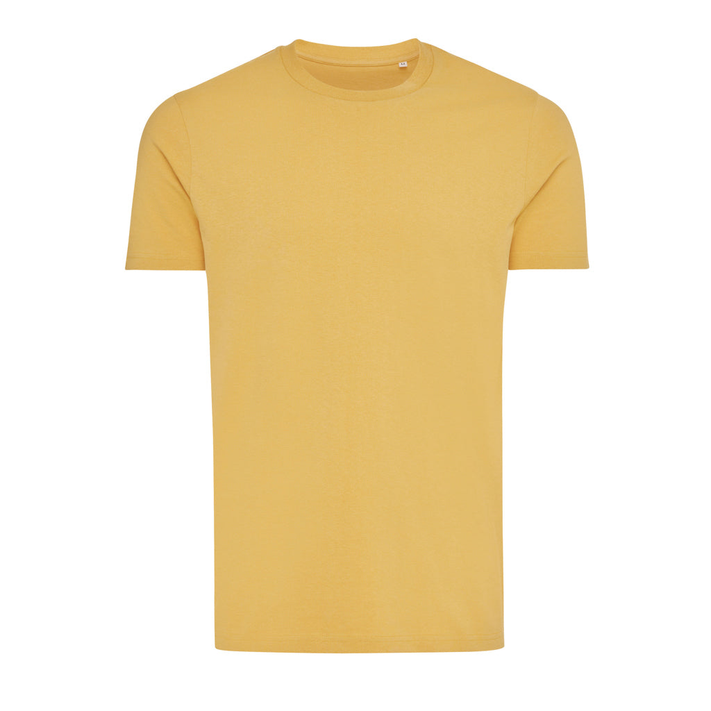IQONIQ Bryce T-Shirt aus recycelter Baumwolle – ochre yellow