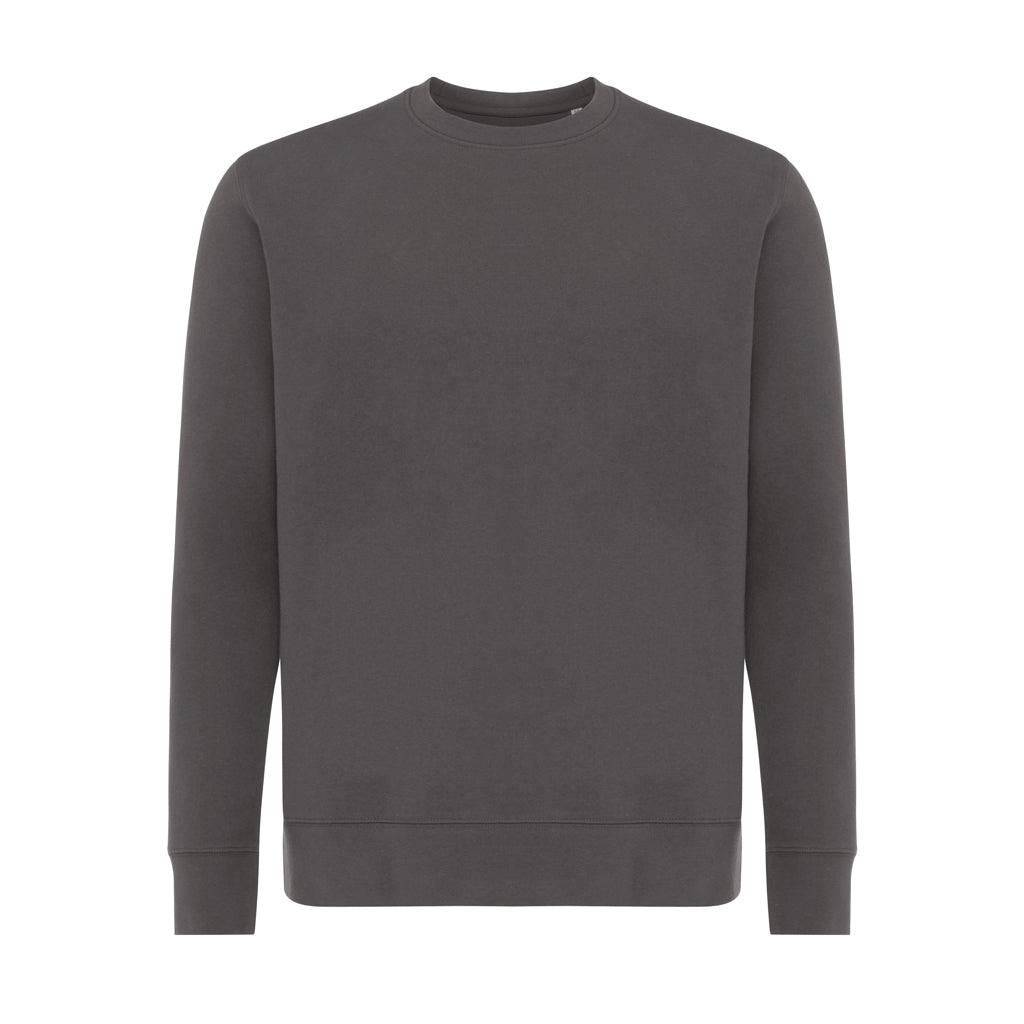 IQONIQ Etosha Lightweight Sweater aus recycelter Baumwolle – anthrazit