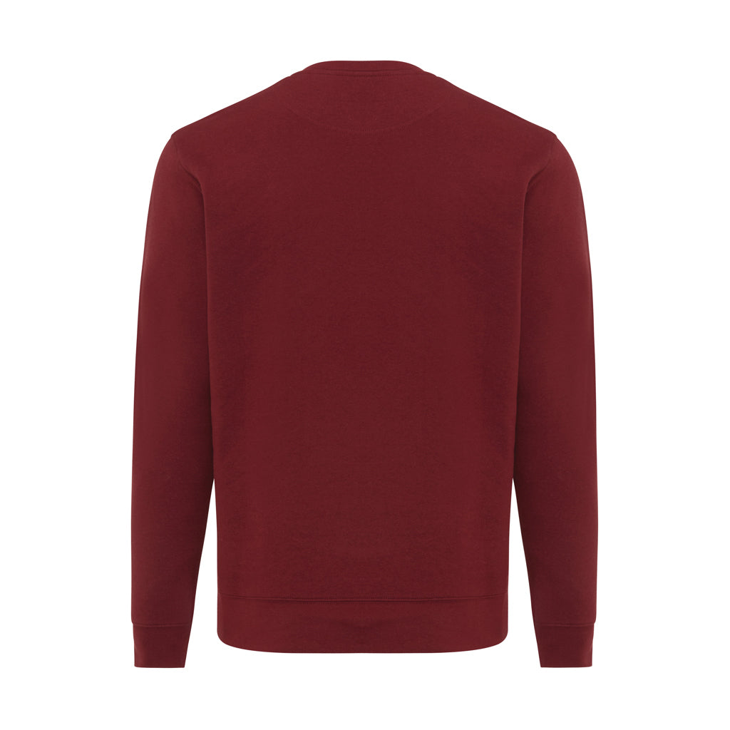 IQONIQ Etosha Lightweight Sweater aus recycelter Baumwolle – burgunderrot