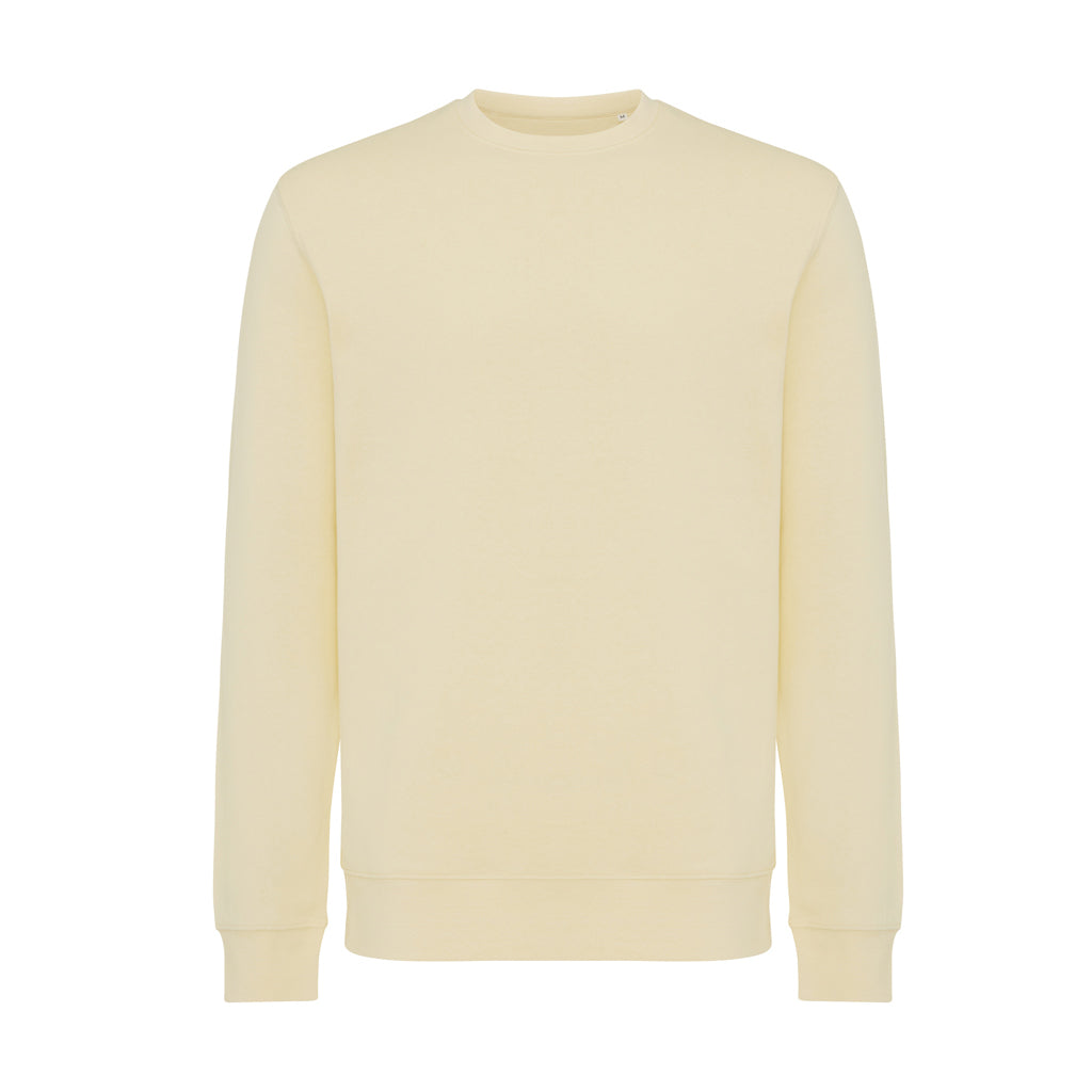 IQONIQ Etosha Lightweight Sweater aus recycelter Baumwolle – cream yellow