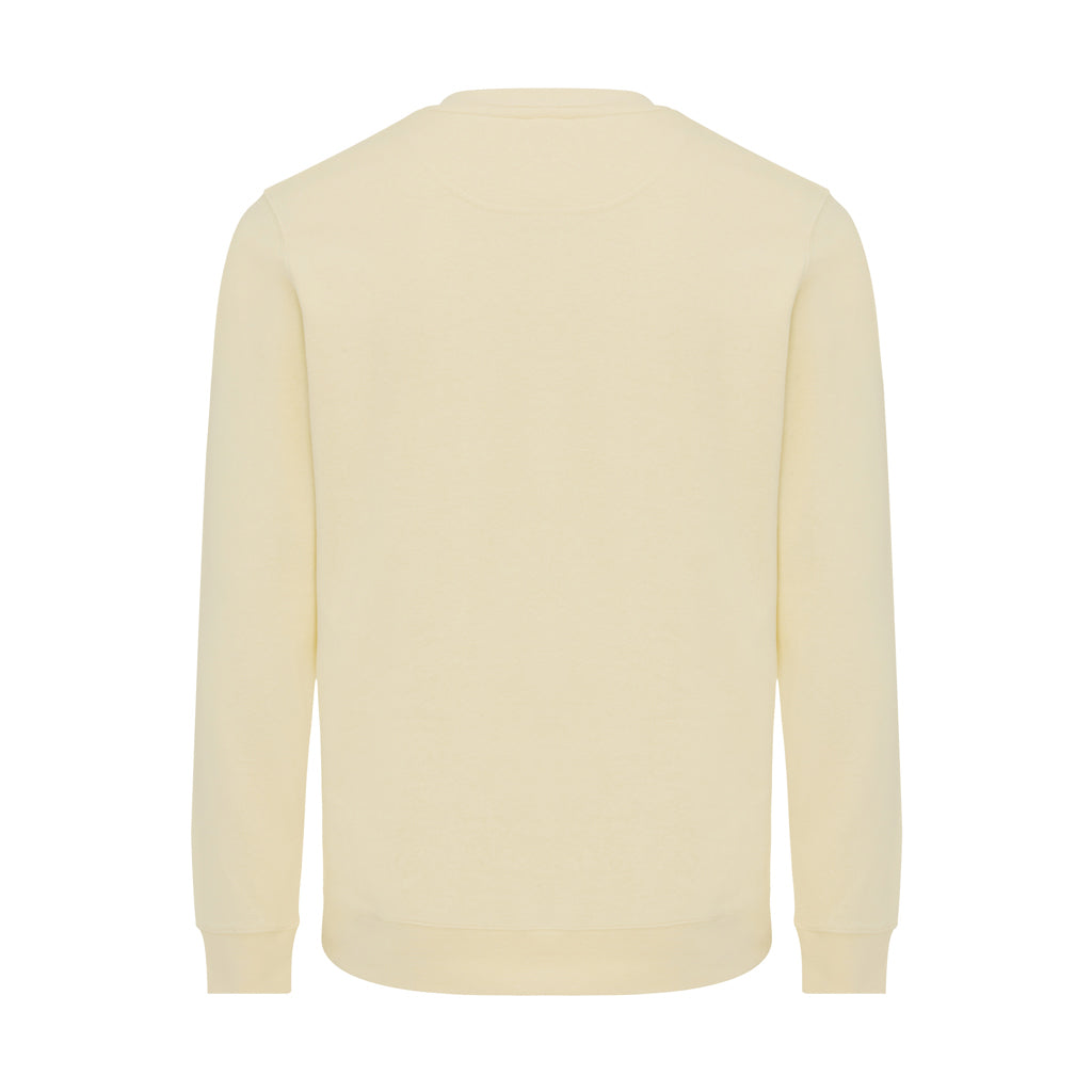 IQONIQ Etosha Lightweight Sweater aus recycelter Baumwolle – cream yellow
