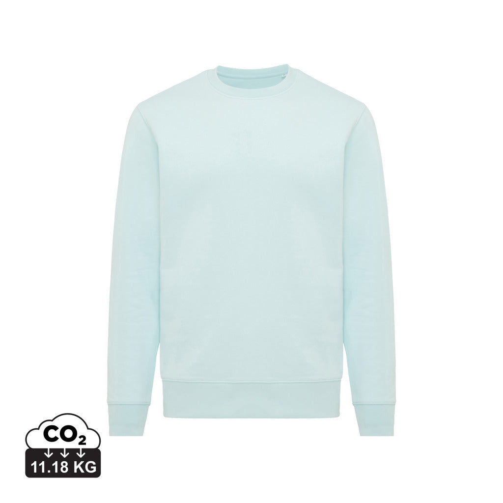 IQONIQ Etosha Lightweight Sweater aus recycelter Baumwolle – crushed mint