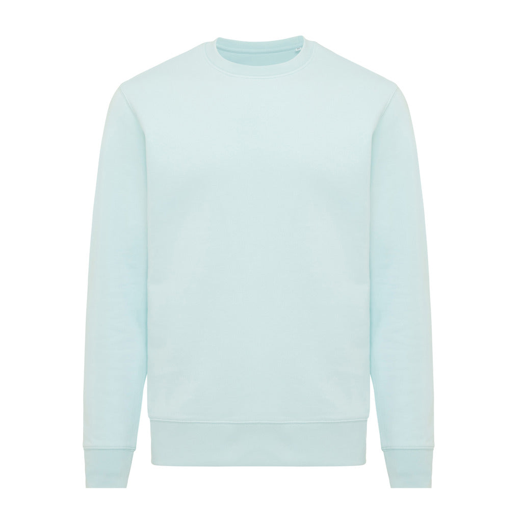 IQONIQ Etosha Lightweight Sweater aus recycelter Baumwolle – crushed mint