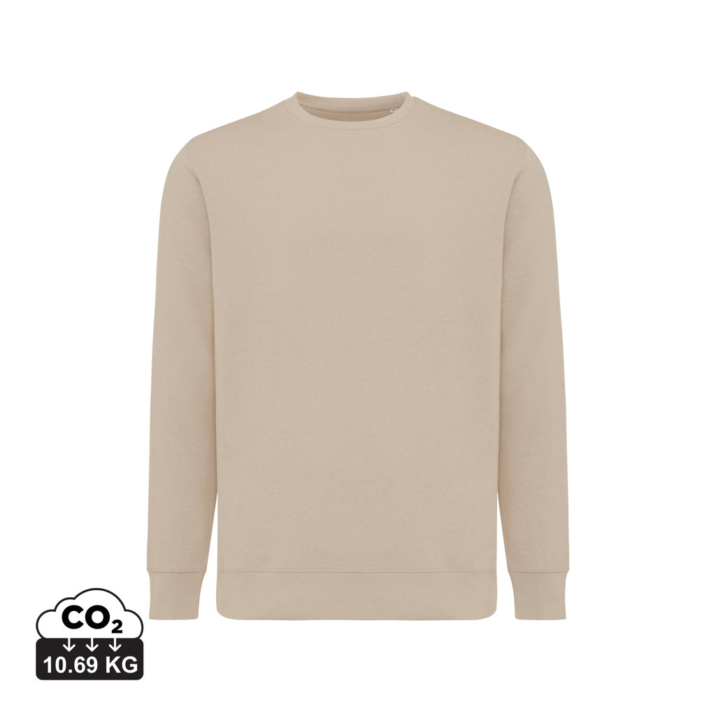 IQONIQ Etosha Lightweight Sweater aus recycelter Baumwolle – desert