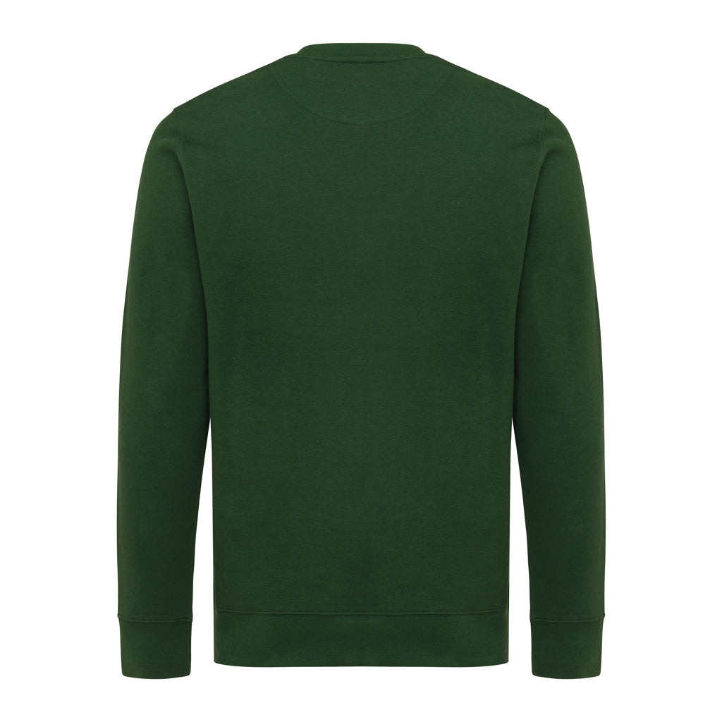 IQONIQ Etosha Lightweight Sweater aus recycelter Baumwolle – forest green