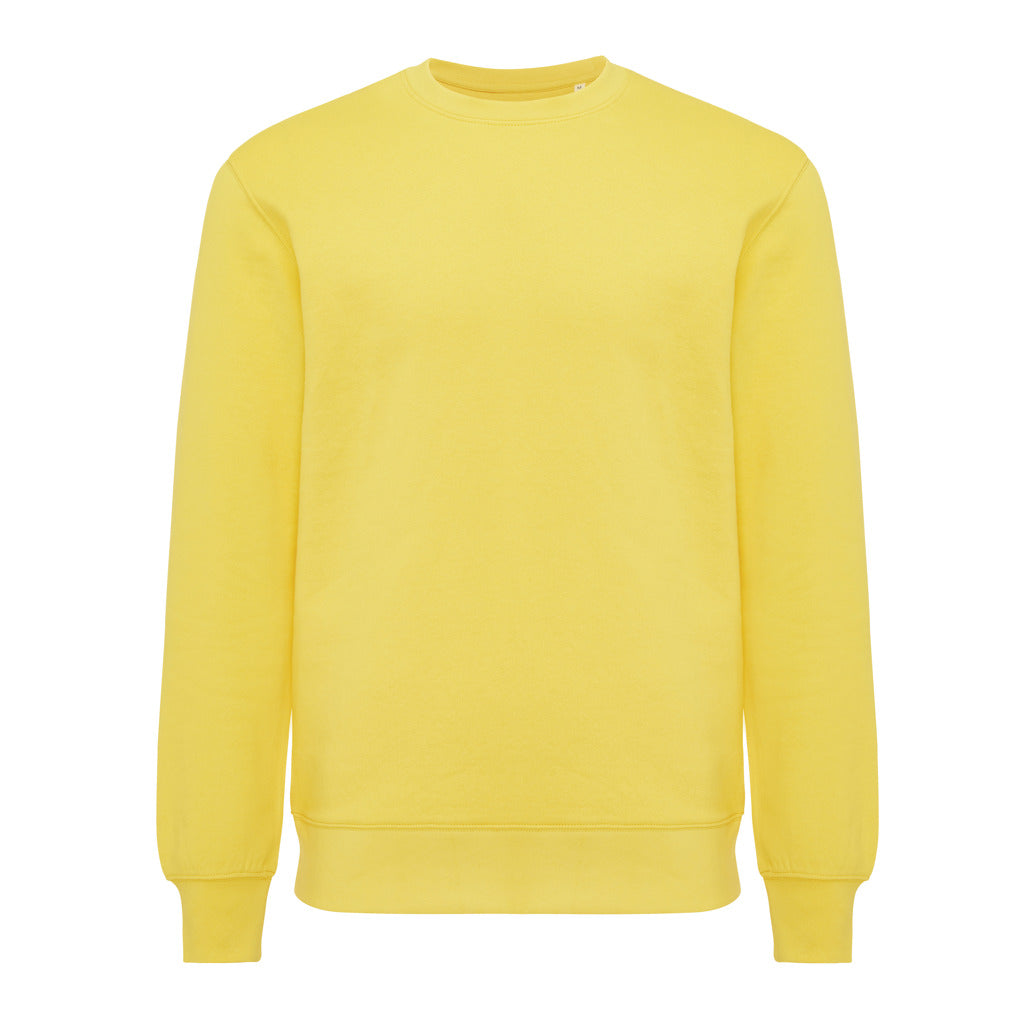 IQONIQ Etosha Lightweight Sweater aus recycelter Baumwolle – gelb