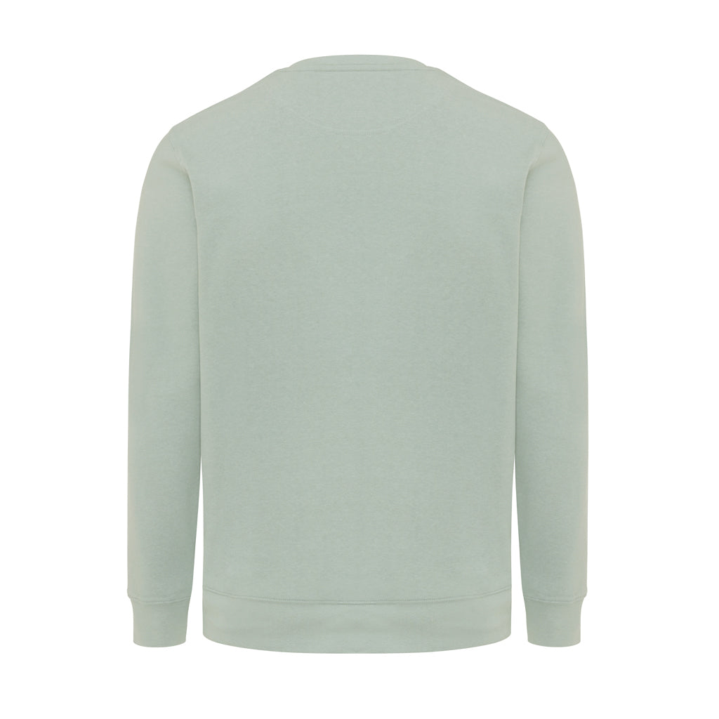IQONIQ Etosha Lightweight Sweater aus recycelter Baumwolle – Iceberg green