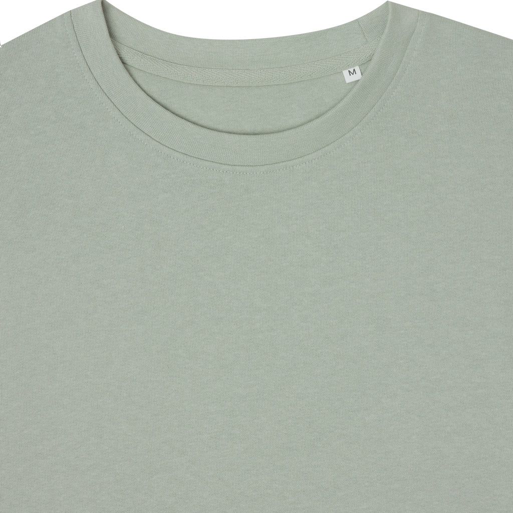 IQONIQ Etosha Lightweight Sweater aus recycelter Baumwolle – Iceberg green