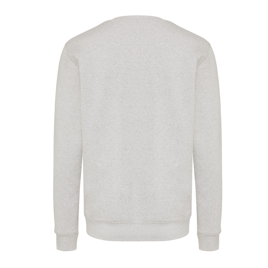 IQONIQ Etosha Lightweight Sweater aus recycelter Baumwolle – light heather grey