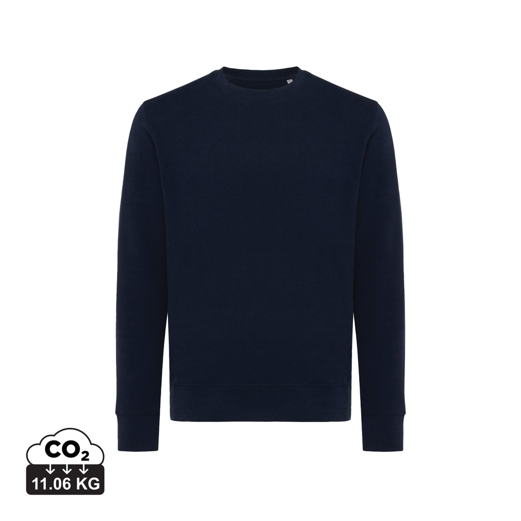 IQONIQ Etosha Lightweight Sweater aus recycelter Baumwolle – navy blau