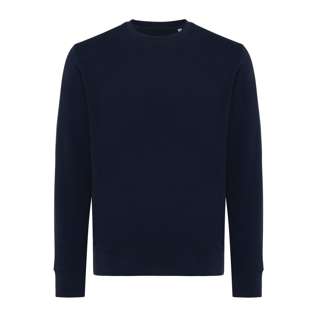 IQONIQ Etosha Lightweight Sweater aus recycelter Baumwolle – navy blau