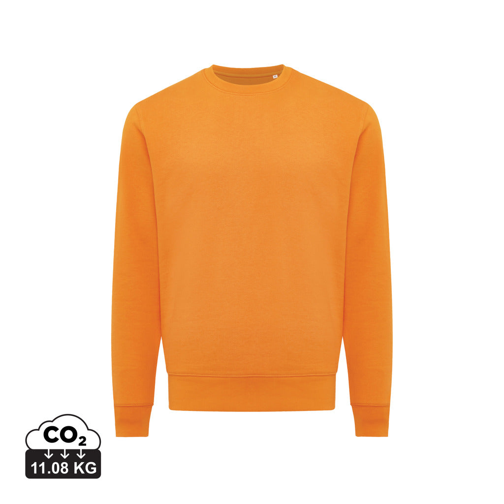 IQONIQ Etosha Lightweight Sweater aus recycelter Baumwolle – orange