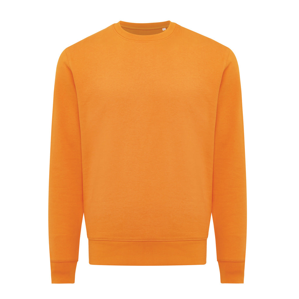 IQONIQ Etosha Lightweight Sweater aus recycelter Baumwolle – orange