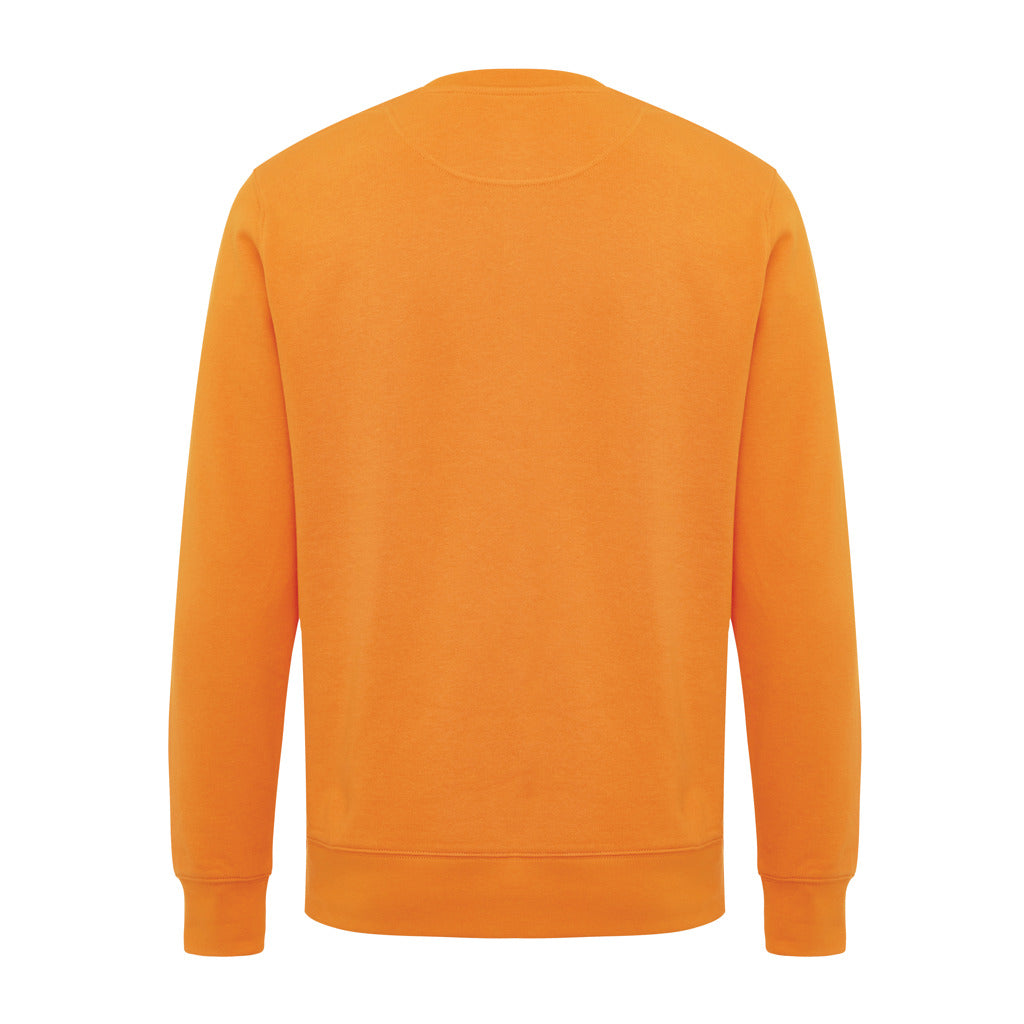 IQONIQ Etosha Lightweight Sweater aus recycelter Baumwolle – orange