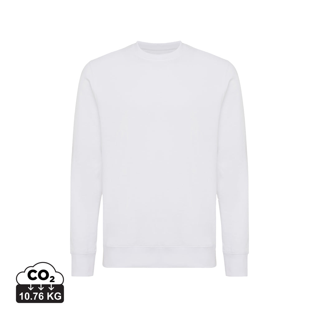 IQONIQ Etosha Lightweight Sweater aus recycelter Baumwolle – recycled white