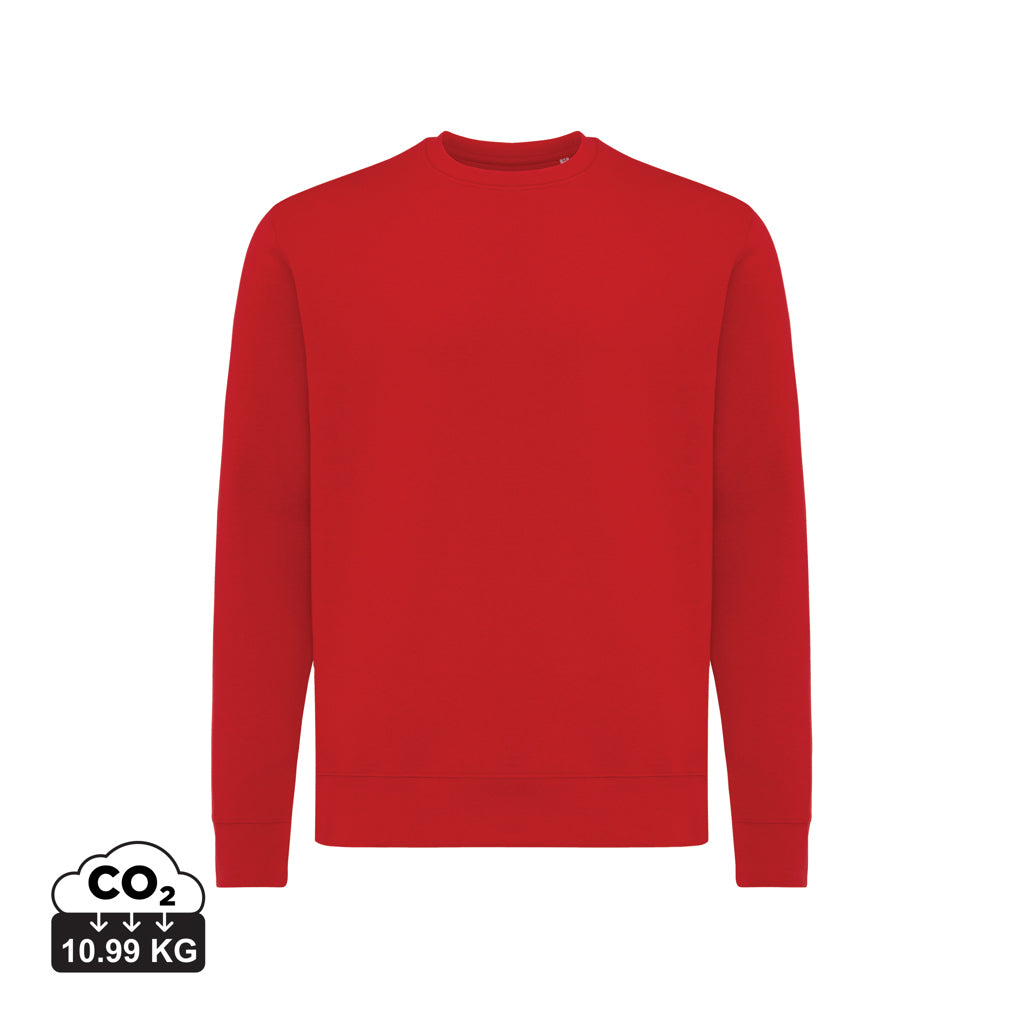 IQONIQ Etosha Lightweight Sweater aus recycelter Baumwolle – rot
