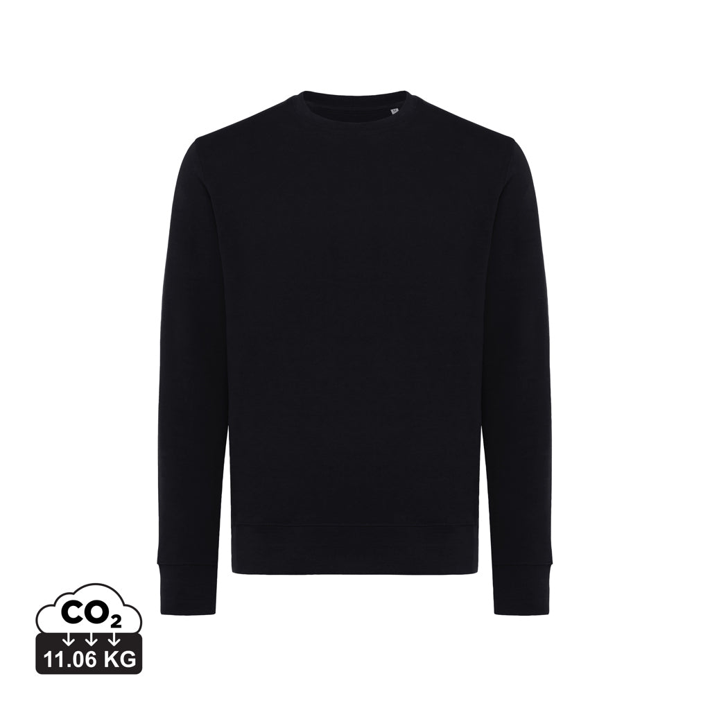 IQONIQ Etosha Lightweight Sweater aus recycelter Baumwolle – schwarz