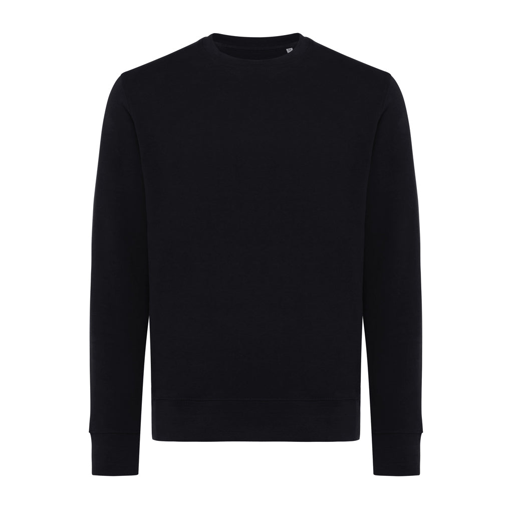 IQONIQ Etosha Lightweight Sweater aus recycelter Baumwolle – schwarz