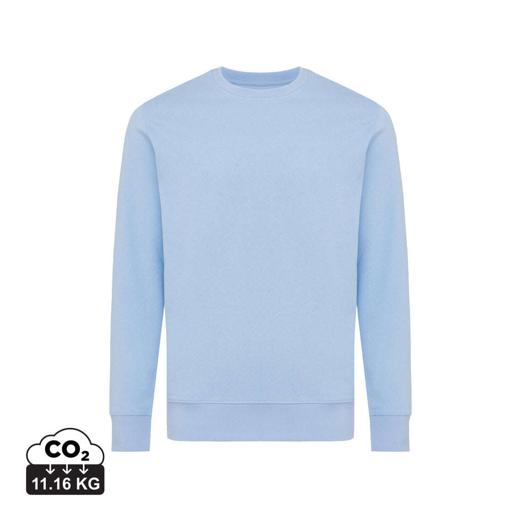 IQONIQ Etosha Lightweight Sweater aus recycelter Baumwolle – sky blue