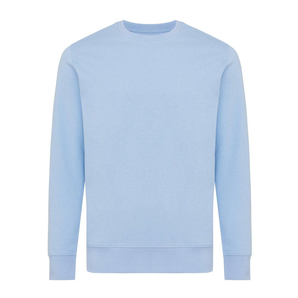 IQONIQ Etosha Lightweight Sweater aus recycelter Baumwolle – sky blue