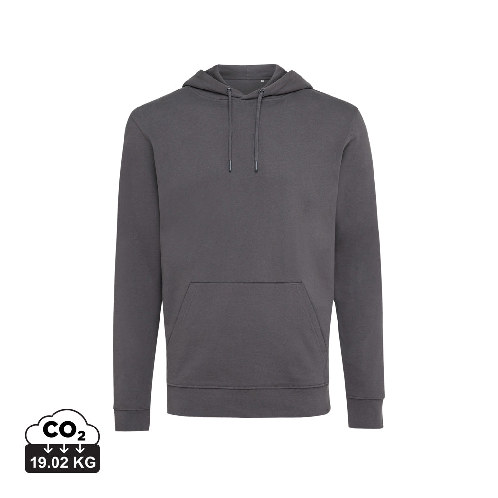 IQONIQ Jasper Hoodie aus recycelter Baumwolle – anthrazit