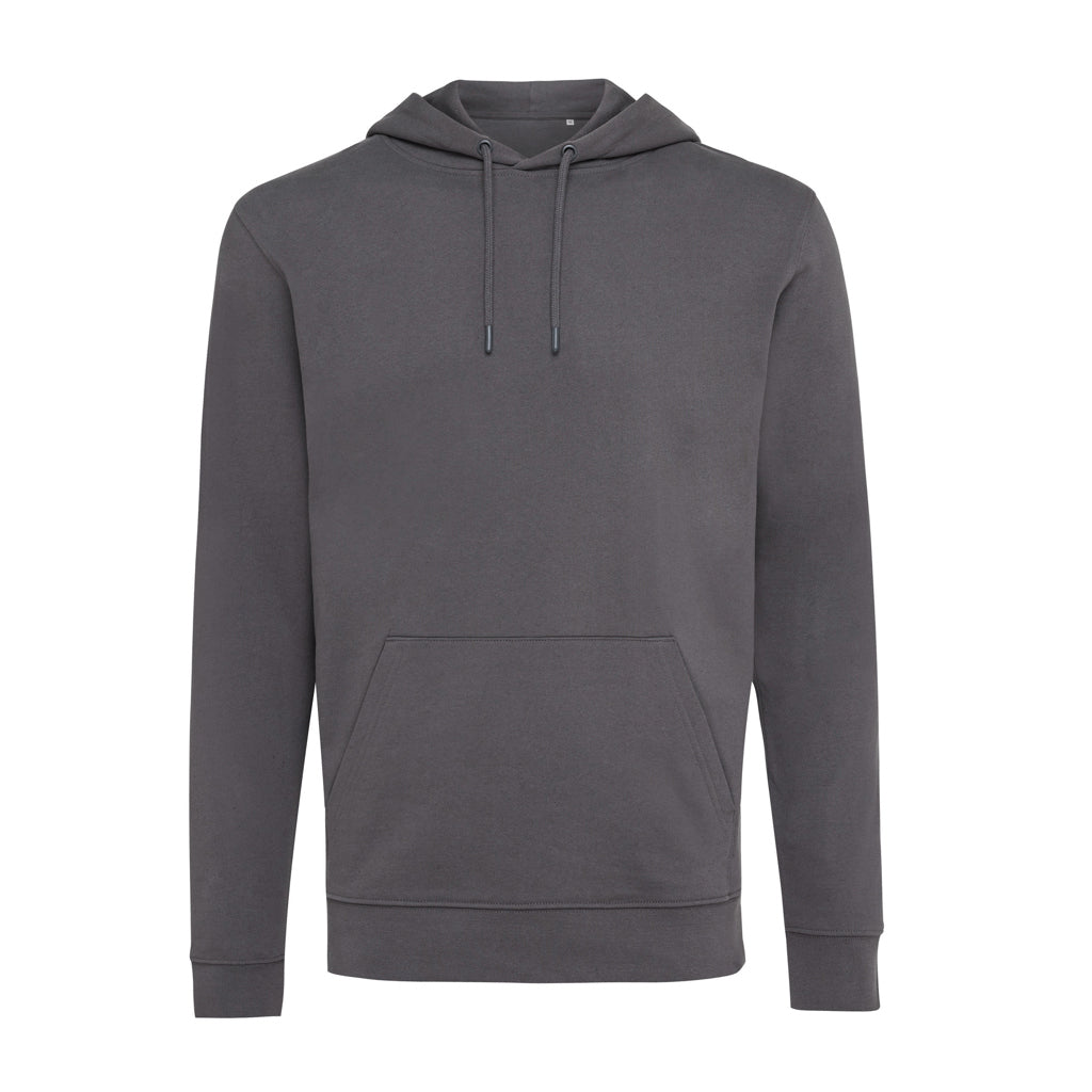 IQONIQ Jasper Hoodie aus recycelter Baumwolle – anthrazit