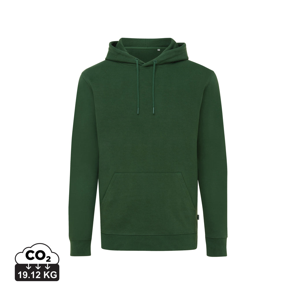 IQONIQ Jasper Hoodie aus recycelter Baumwolle – forest green