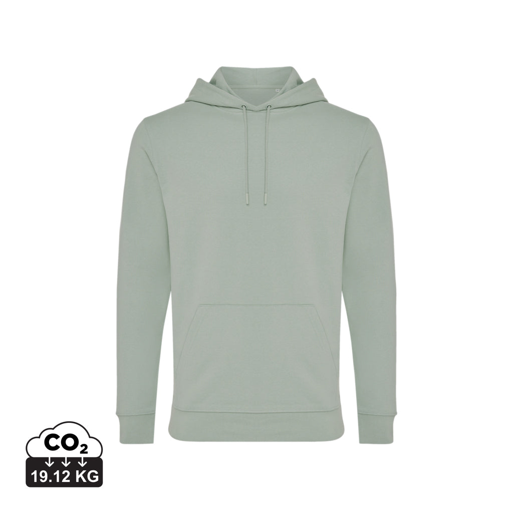 IQONIQ Jasper Hoodie aus recycelter Baumwolle – Iceberg green