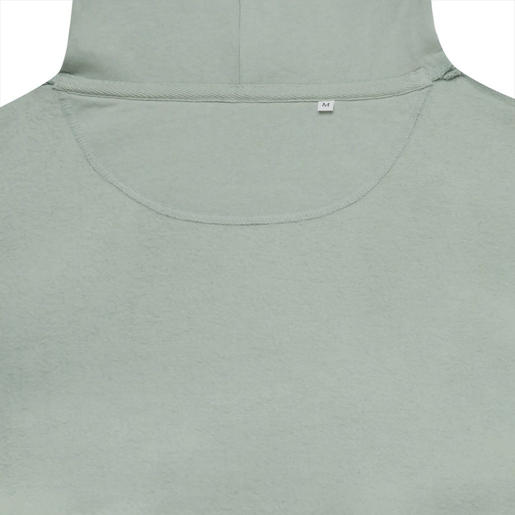 IQONIQ Jasper Hoodie aus recycelter Baumwolle – Iceberg green