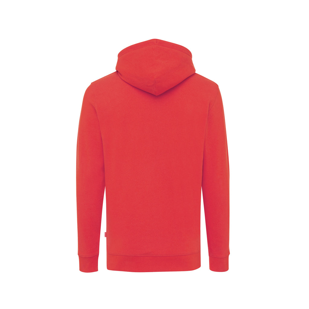 IQONIQ Jasper Hoodie aus recycelter Baumwolle – luscious red