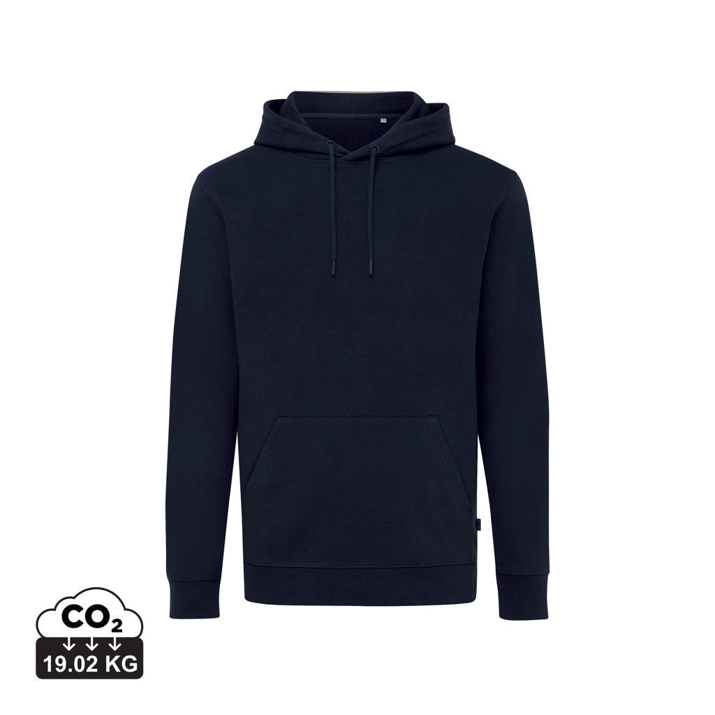 IQONIQ Jasper Hoodie aus recycelter Baumwolle – navy blau