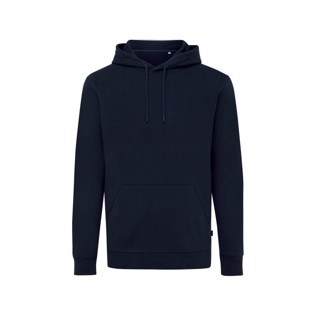 IQONIQ Jasper Hoodie aus recycelter Baumwolle – navy blau