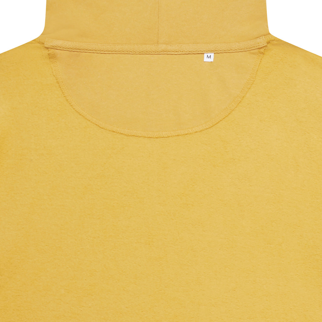 IQONIQ Jasper Hoodie aus recycelter Baumwolle – ochre yellow