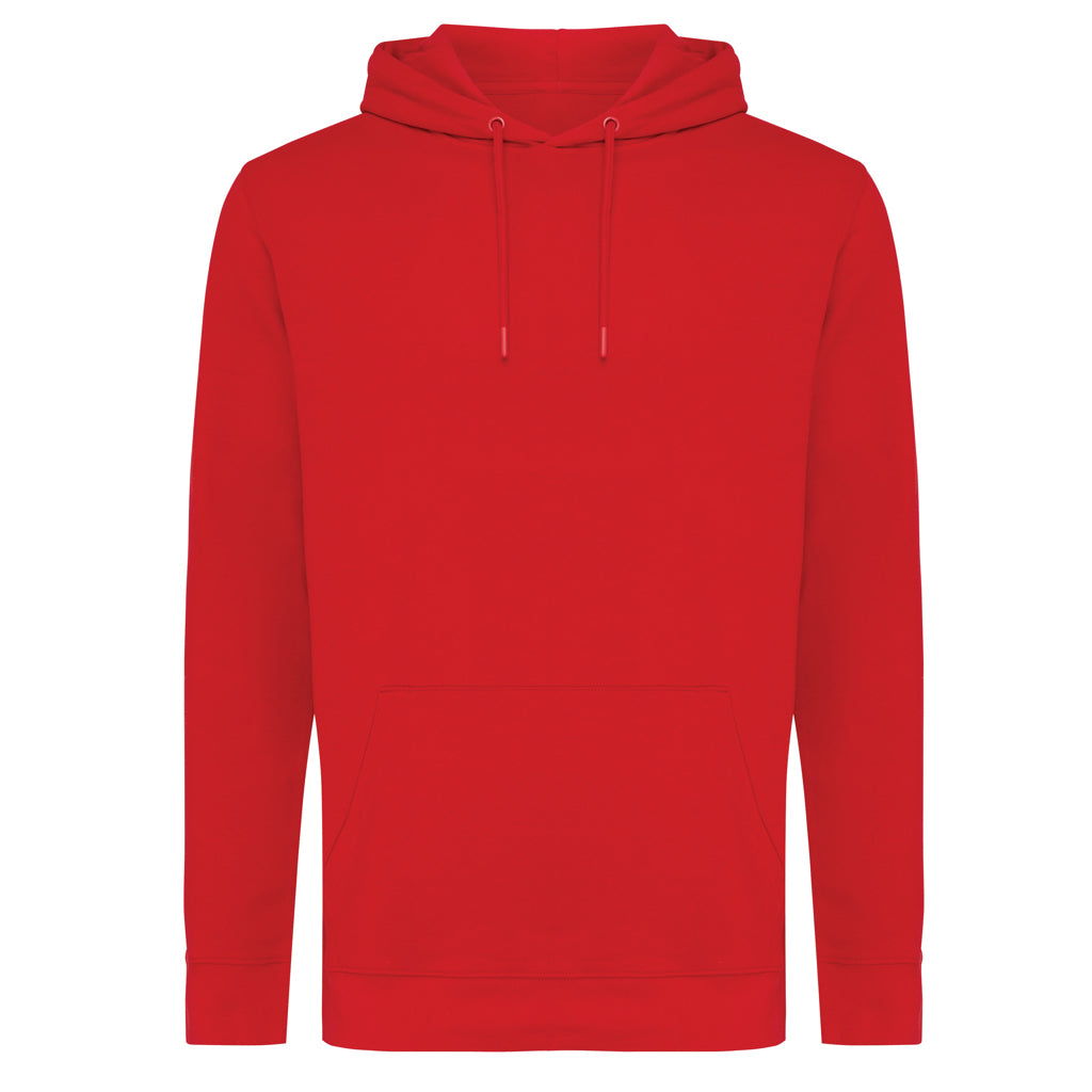 IQONIQ Jasper Hoodie aus recycelter Baumwolle – rot