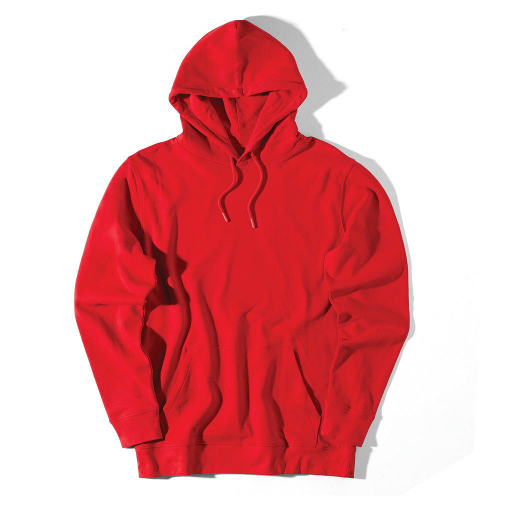 IQONIQ Jasper Hoodie aus recycelter Baumwolle – rot