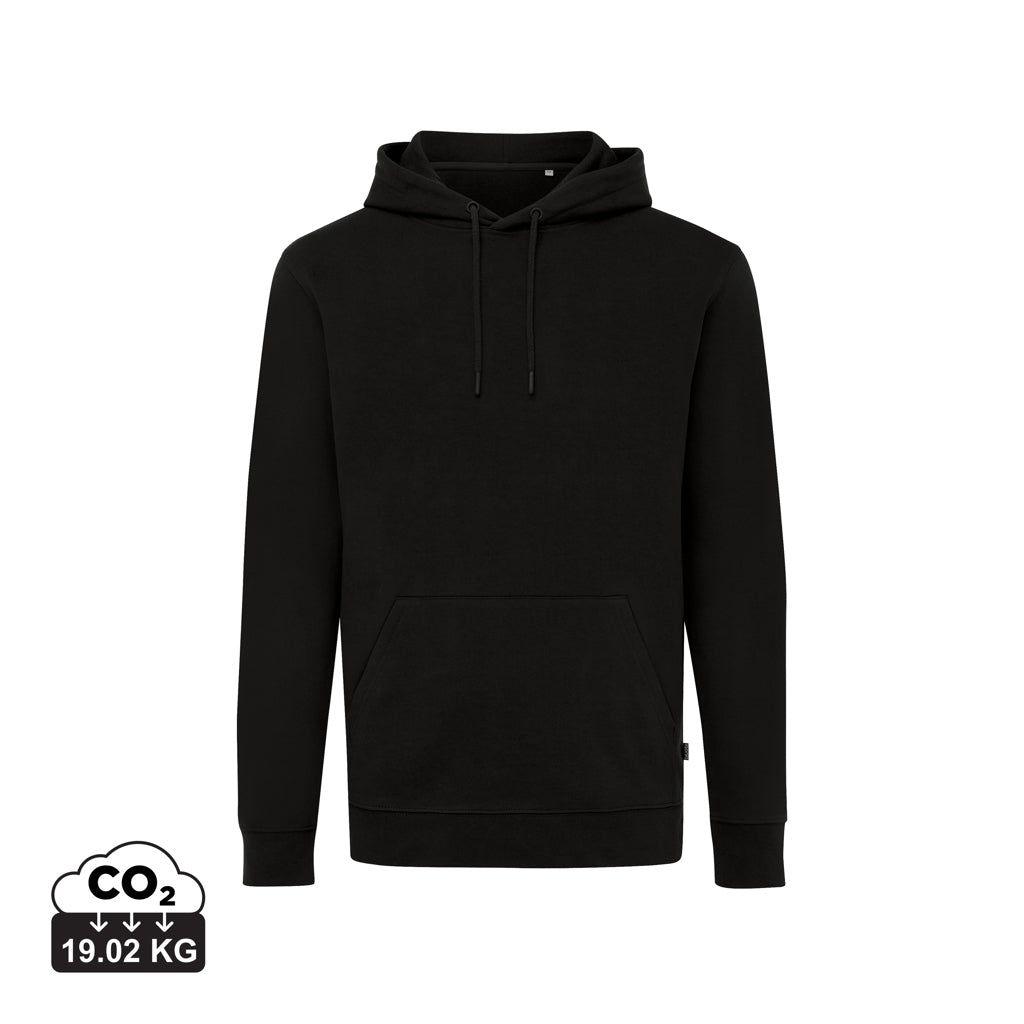 IQONIQ Jasper Hoodie aus recycelter Baumwolle – schwarz
