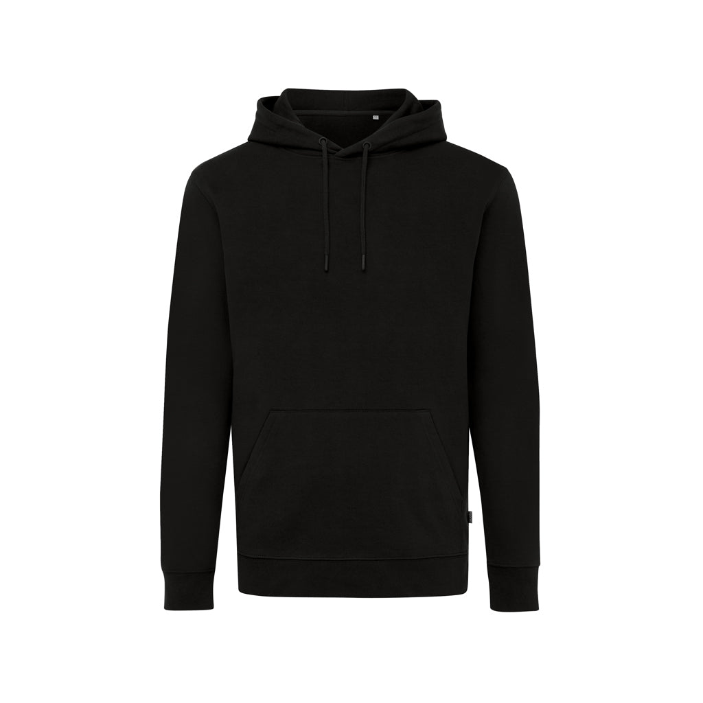 IQONIQ Jasper Hoodie aus recycelter Baumwolle – schwarz